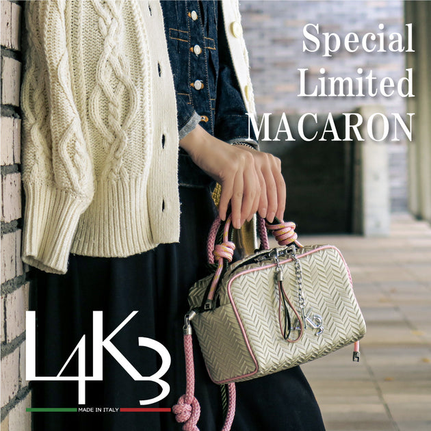 美品 L4K3 レーク MACARON マカロン ショルダーバッグ 未使用】L4K3 レイク MACARON マカロン 2way ショルダーバッグ