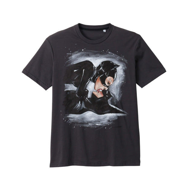 公式]【NOT PRINTED】T-shirt CATWOMAN DARK GRAY (L) – Zen Style