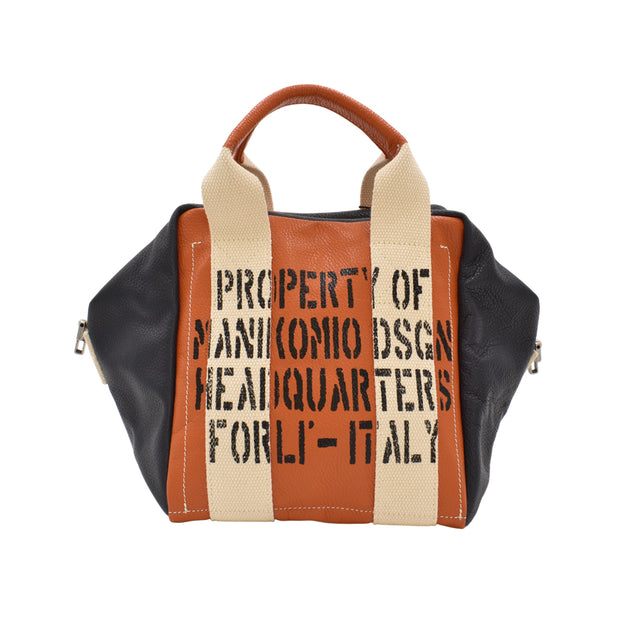 公式]【MANIKOMIO DSGN】LADY24/ GENUINE LEATHER ORANGE/NAVY – Zen Style