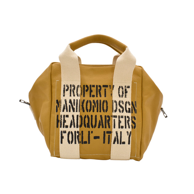 MANIKOMIO DSGN Lady24 イタリアンレザー ハンドバッグ 希少 公式]【MANIKOMIO DSGN】LADY24/ GENUINE LEATHER MUSTARD – Zen Style