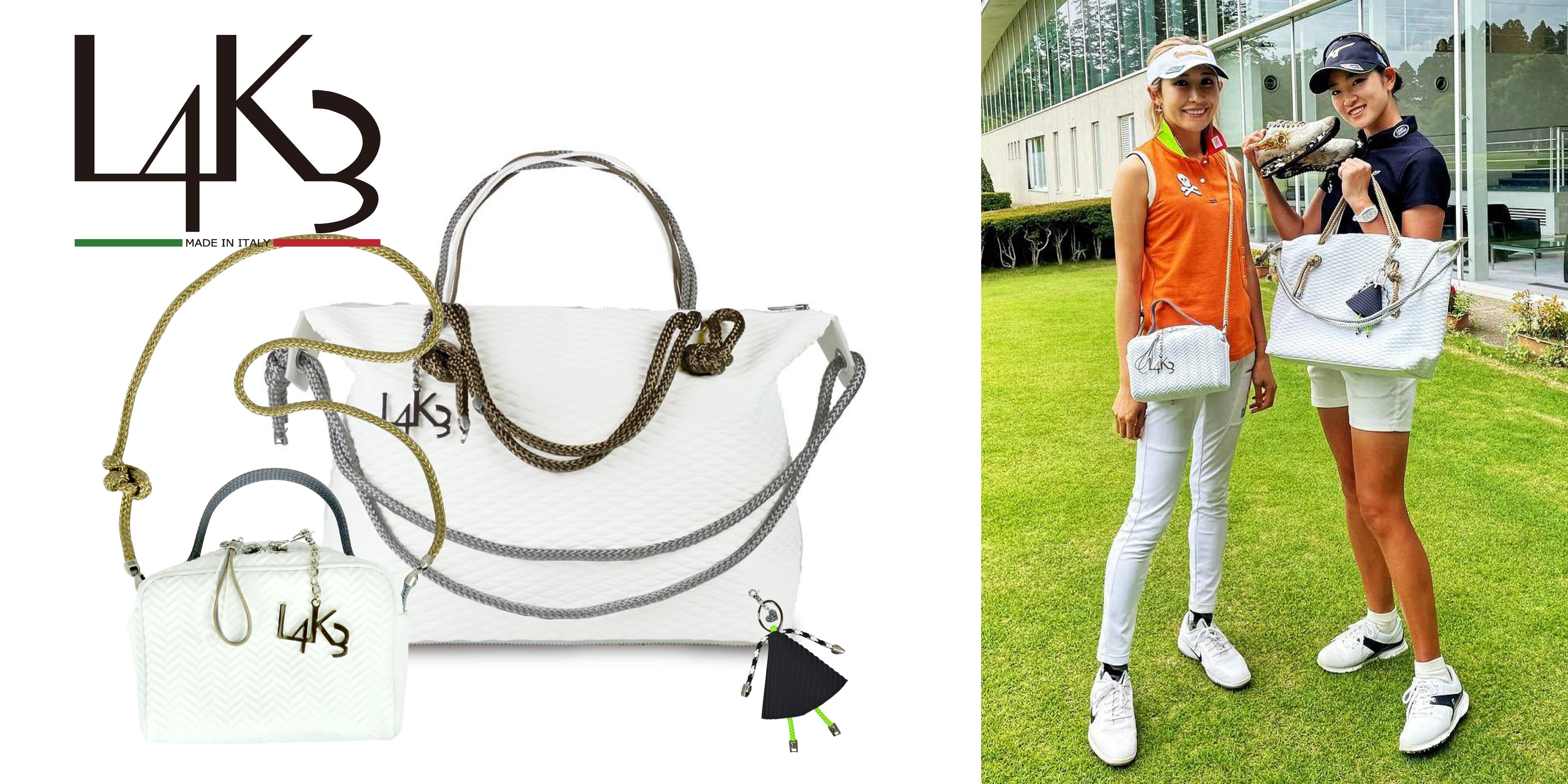 キンクミさんと原英莉花さん ペアのバッグで2ショット公開！ – Zen Style