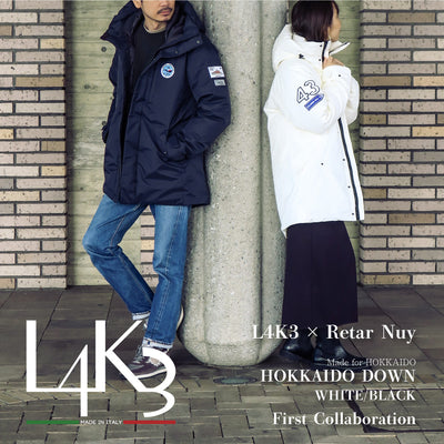 L4K3×Retar Nuy(レタールヌイ)　Made for HOKKAIDO DOWN