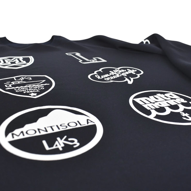 【L4K-SPJC443422LK】L4K3×MUTA ドロストトレーナー / NAVY