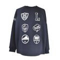 【阪神タイガース 優勝SALE】【L4K3】【L4K-SPJC443422LK】L4K3×MUTA ドロストトレーナー / NAVY