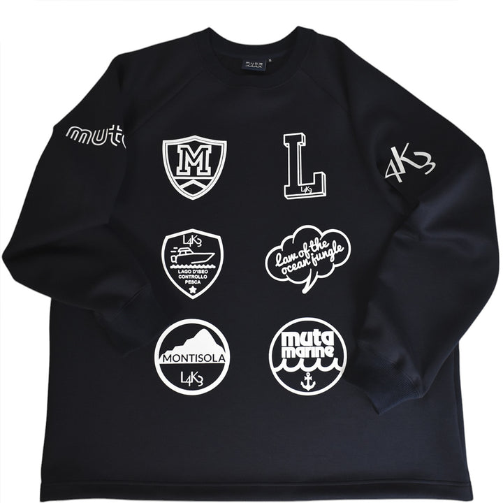 [L4K3][L4K-SPJC443422LK] L4K3×MUTA Drawstring Sweatshirt / NAVY