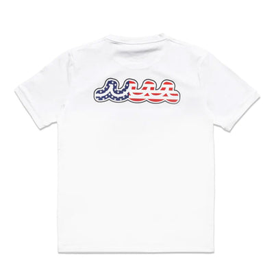 【MMAX-434346】US WAVE Tシャツ (ホワイト)