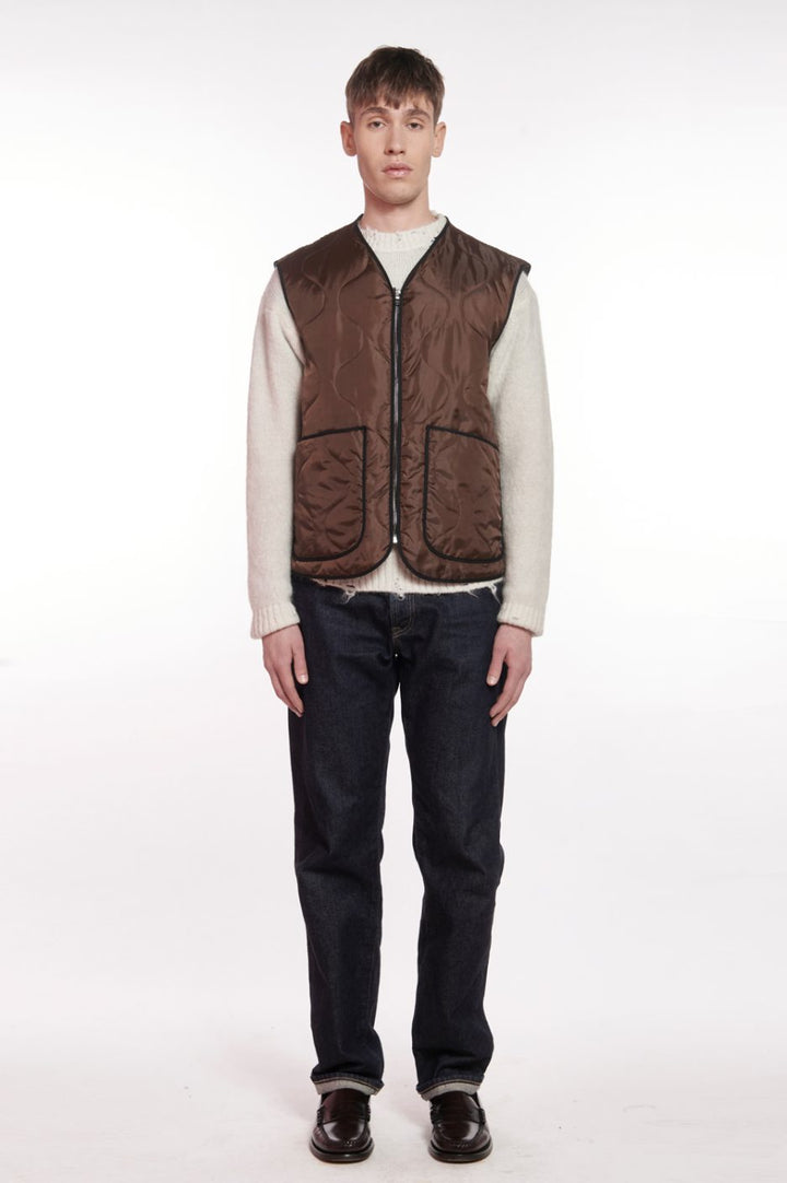 [FRONT STREET 8] Basic Quilted Vest 30100/L (TOPS) 