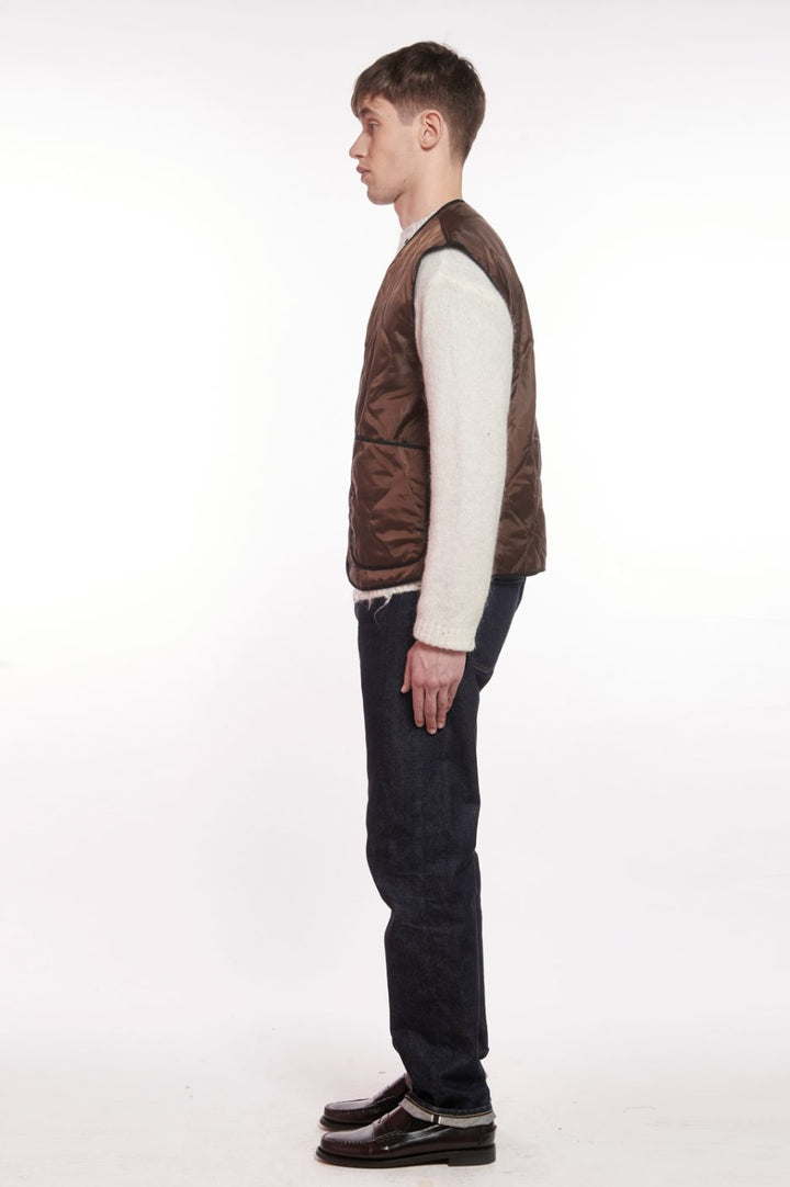 [FRONT STREET 8] Basic Quilted Vest 30100/L (TOPS) 