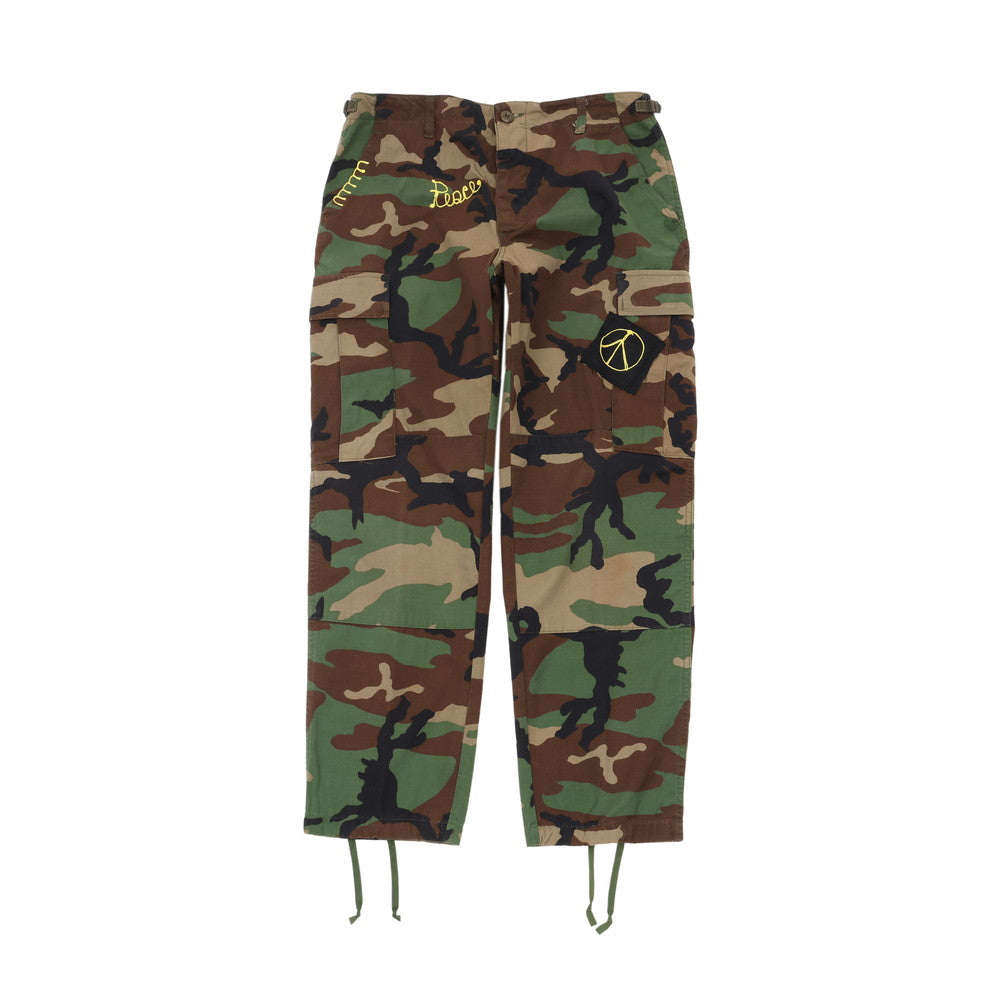 [FRONT STREET 8] Embroidered and Patched Cargo Pants 30275/L (PANTS) 