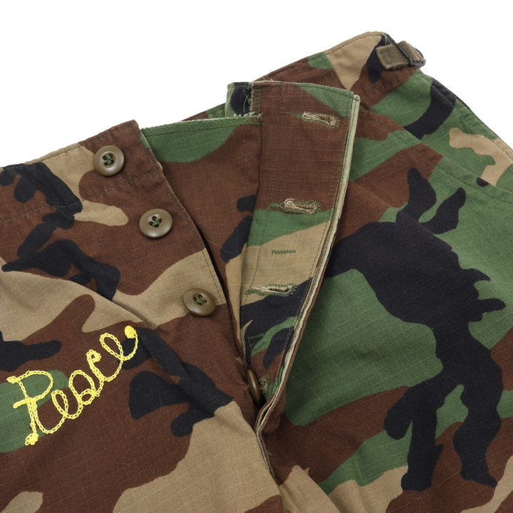 [FRONT STREET 8] Embroidered and Patched Cargo Pants 30275/L (PANTS) 