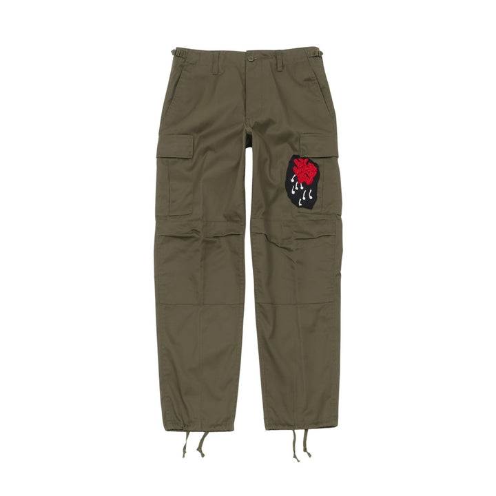 [FRONT STREET 8] Embroidered and Patched Cargo Pants 30280/L (PANTS) 