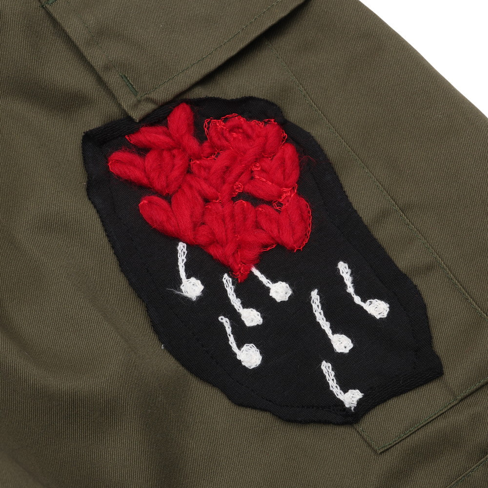 [FRONT STREET 8] Embroidered and Patched Cargo Pants 30280/L (PANTS) 