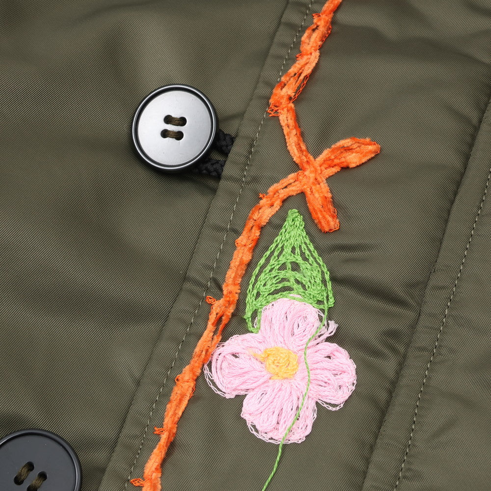 【新品・タグ付】ガルフィ MA-1 ボンバージャケット 刺繍 ファイヤーパターン 新品・タグ付】ガルフィ MA-1 ボンバージャケット 刺繍 ファイヤー