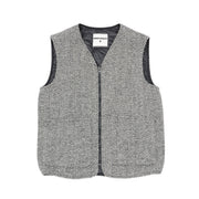 【FRONT STREET ８】内側キルトとウール糸の刺繍を施したリバーシブルリスクベスト　30284/L (TOPS)