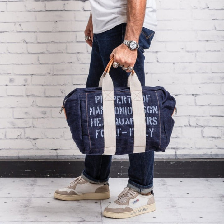 [MANIKOMIO DSGN]"38" PATCH / DENIM DENIM BLUE