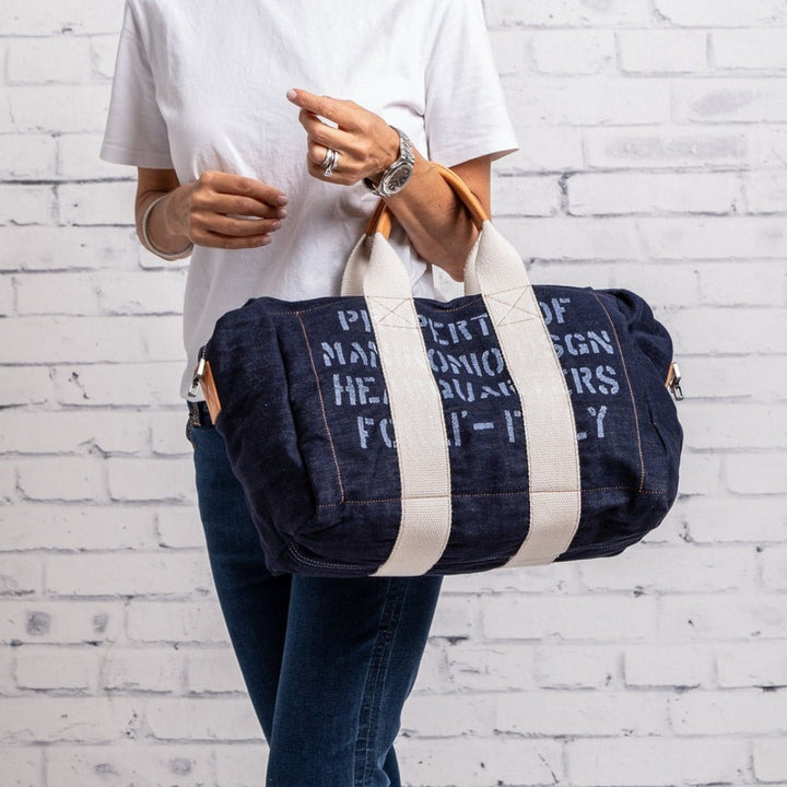 [MANIKOMIO DSGN]"38" PATCH / DENIM DENIM BLUE