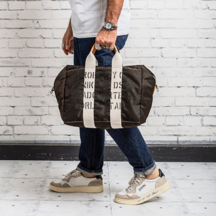 [MANIKOMIO DSGN]"38" PATCH / FLY VELA NYLON NAVY