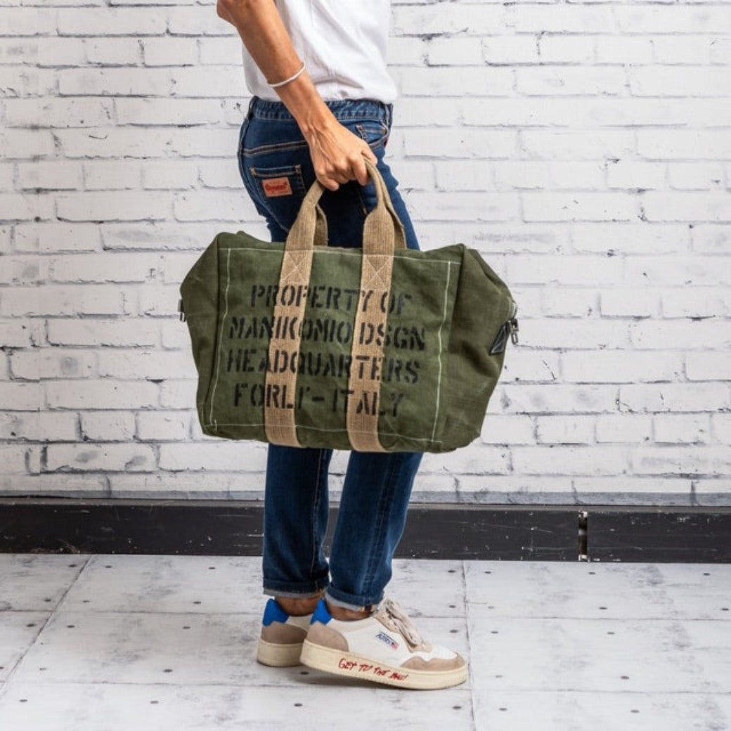 【MANIKOMIO DSGN】"38" PATCH / HERITAGE OLONA COTTON  MILITARY