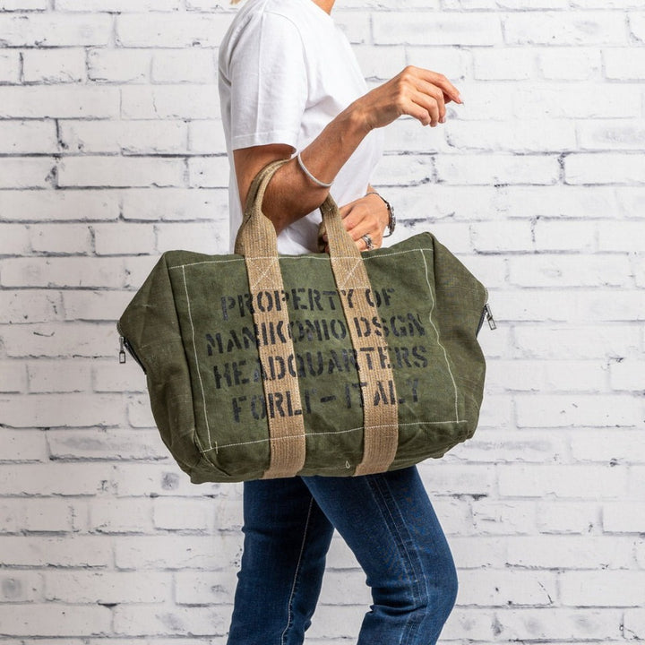 【MANIKOMIO DSGN】"38" PATCH / HERITAGE OLONA COTTON  MILITARY