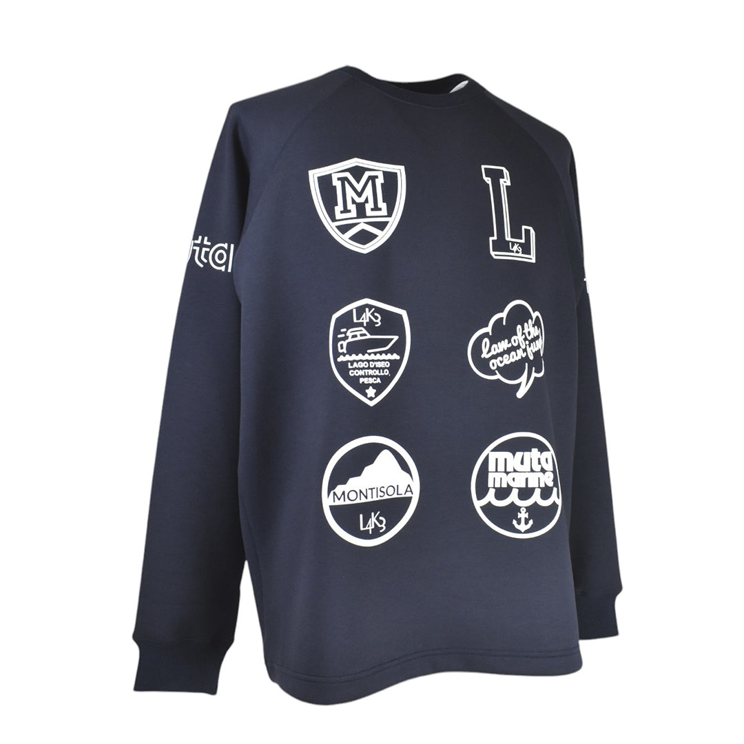 [L4K3][L4K-SPJC443422LK] L4K3×MUTA Drawstring Sweatshirt / NAVY