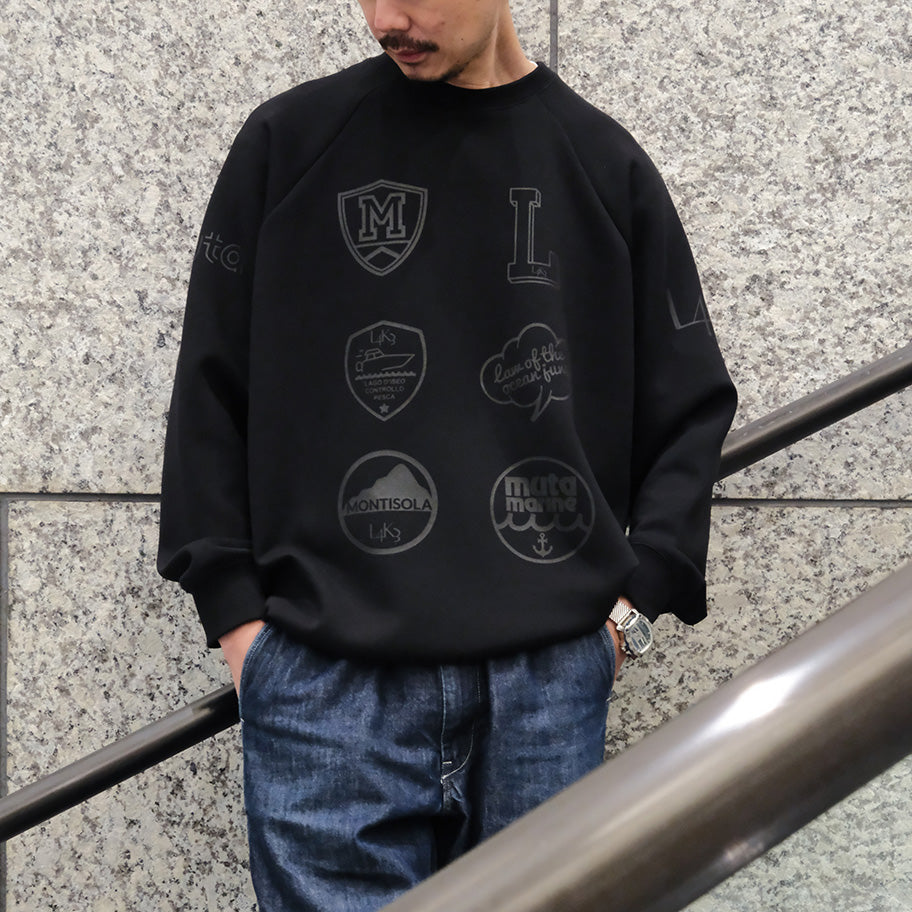 [L4K3][L4K-SPJC443422LK] L4K3×MUTA Drawstring Sweatshirt / BLACK 