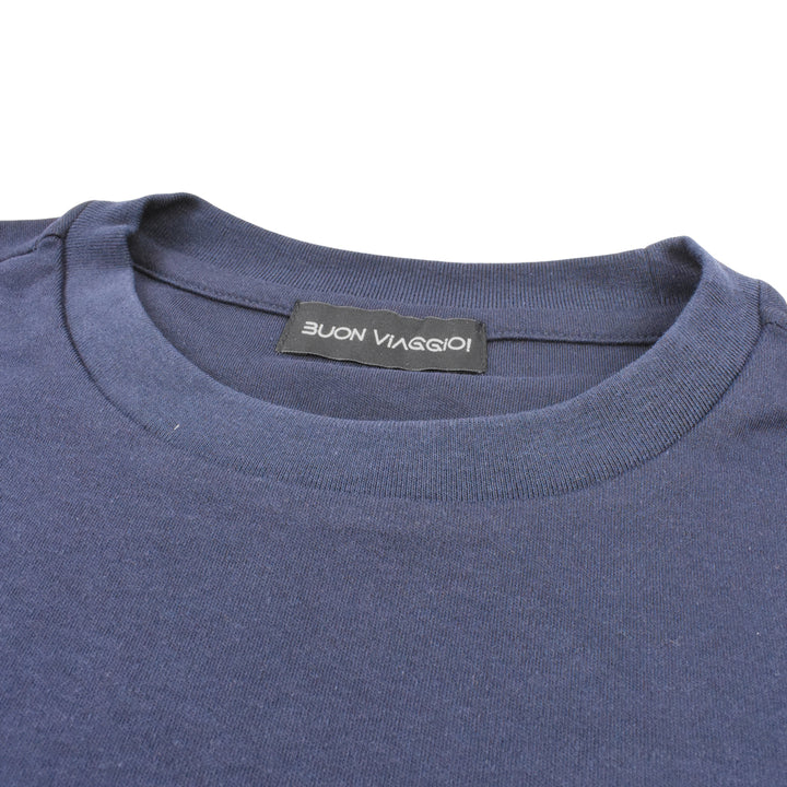 【BUON VIAGGIO】2025ss ボーンビアッジョ Tシャツ NAVY (BOV-BV02-NAVY)