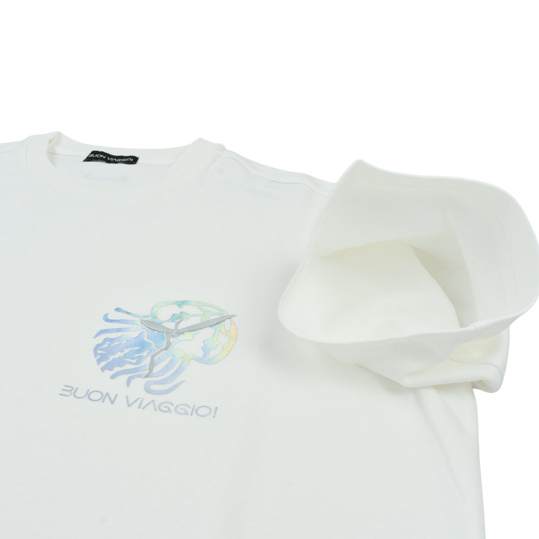 【BUON VIAGGIO】2025ss ボーンビアッジョ Tシャツ WHITE (BOV-BV02-WHITE)