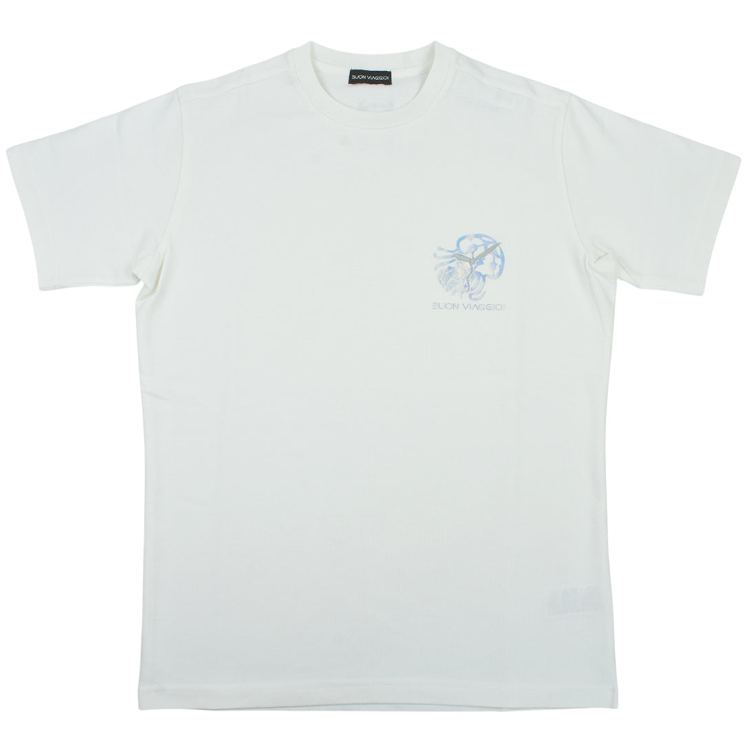 【BUON VIAGGIO】2025ss ボーンビアッジョ Tシャツ WHITE (BOV-BV02-WHITE)