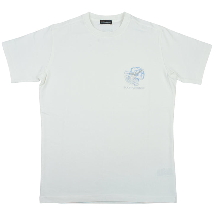 【BUON VIAGGIO】2025ss ボーンビアッジョ Tシャツ WHITE (BOV-BV02-WHITE)