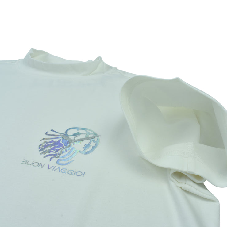 【BUON VIAGGIO】2025ss ボーンビアッジョ モックシャツ WHITE (BOV-BV02M-WHITE)