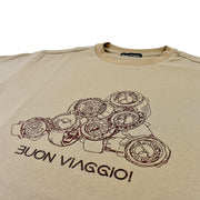 【BUON VIAGGIO】2025ss ボーンビアッジョ Tシャツ MOCA(BOV-BV03-MOCA)
