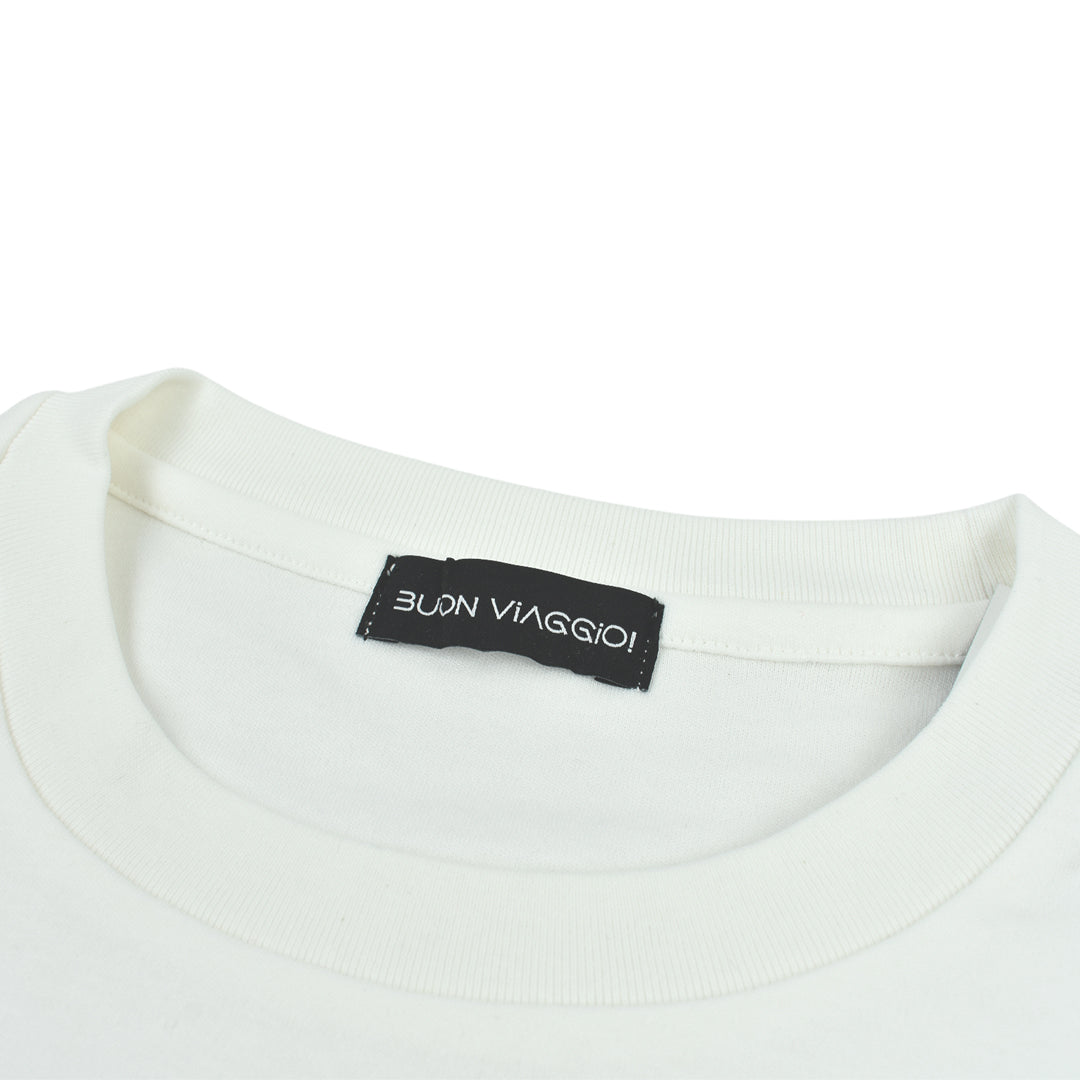 【BUON VIAGGIO】2025ss ボーンビアッジョ Tシャツ WHITE(BOV-BV03-WHITE)