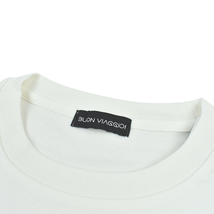 【BUON VIAGGIO】2025ss ボーンビアッジョ Tシャツ WHITE(BOV-BV03-WHITE)