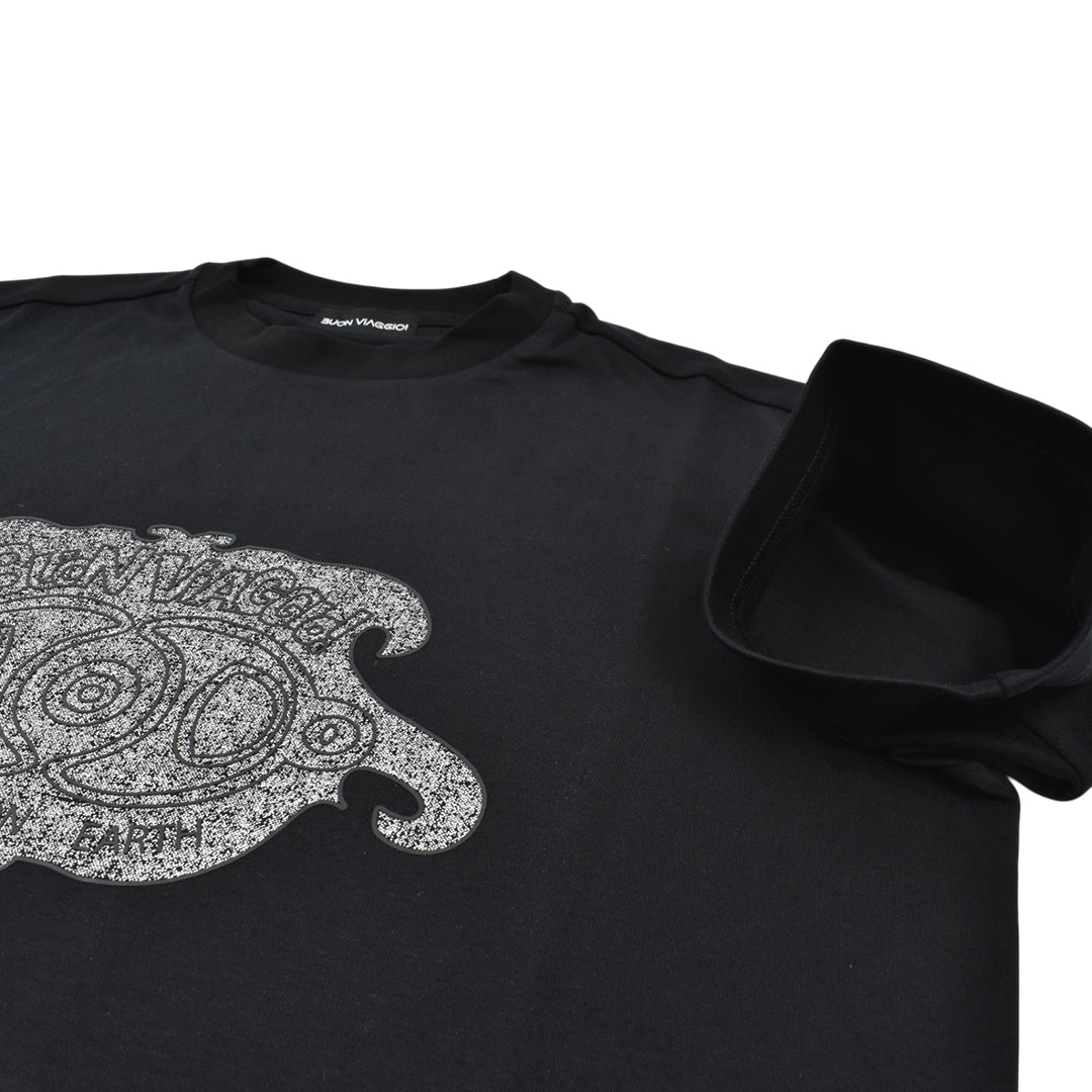 【BUON VIAGGIO】2025ss ボーンビアッジョ Tシャツ BLACK (BOV-BV04-BLACK)