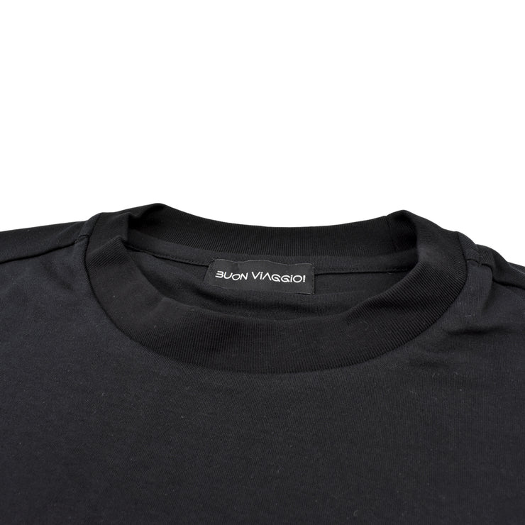 【BUON VIAGGIO】2025ss ボーンビアッジョ Tシャツ BLACK (BOV-BV04-BLACK)