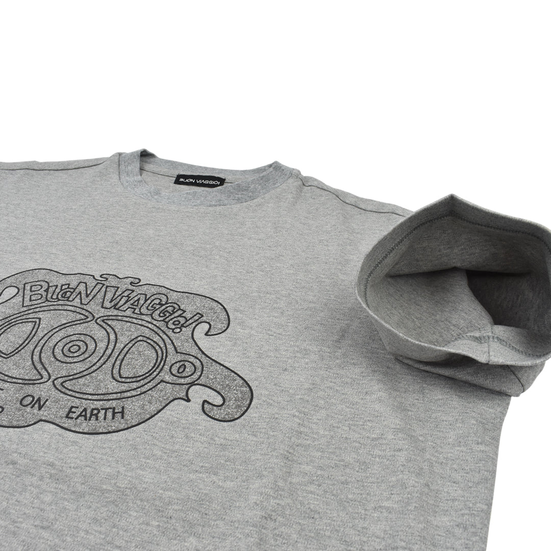 【BUON VIAGGIO】2025ss ボーンビアッジョ Tシャツ GRAY (BOV-BV04-GRAY)