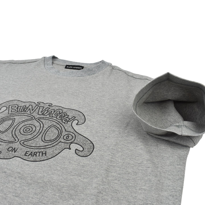 【BUON VIAGGIO】2025ss ボーンビアッジョ Tシャツ GRAY (BOV-BV04-GRAY)
