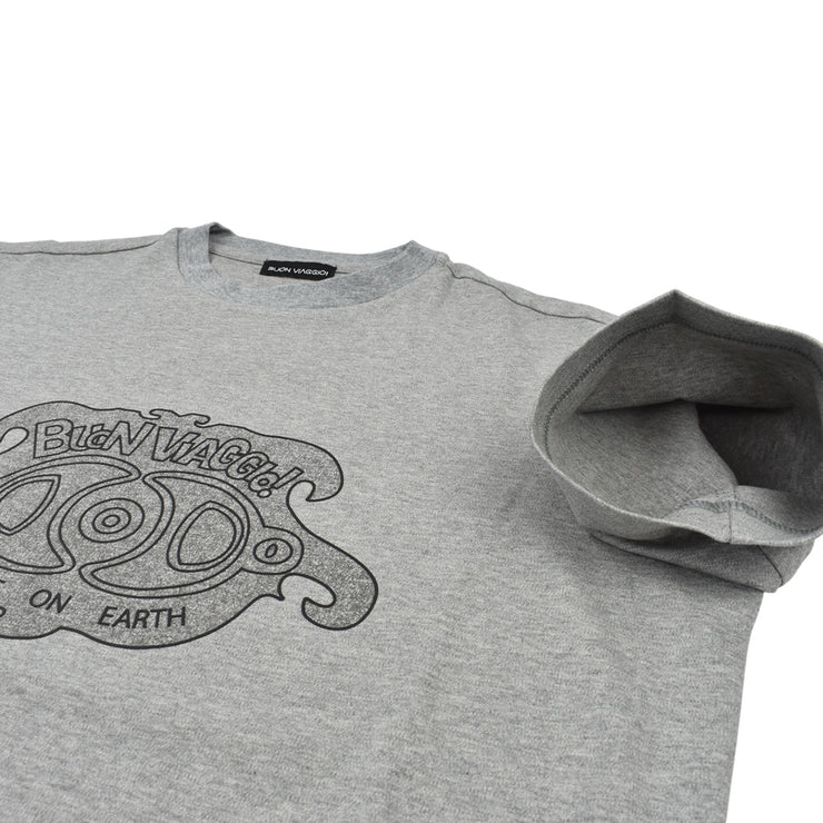【BUON VIAGGIO】2025ss ボーンビアッジョ Tシャツ GRAY (BOV-BV04-GRAY)
