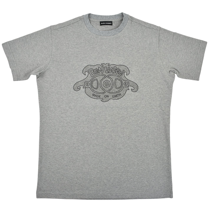 【BUON VIAGGIO】2025ss ボーンビアッジョ Tシャツ GRAY (BOV-BV04-GRAY)