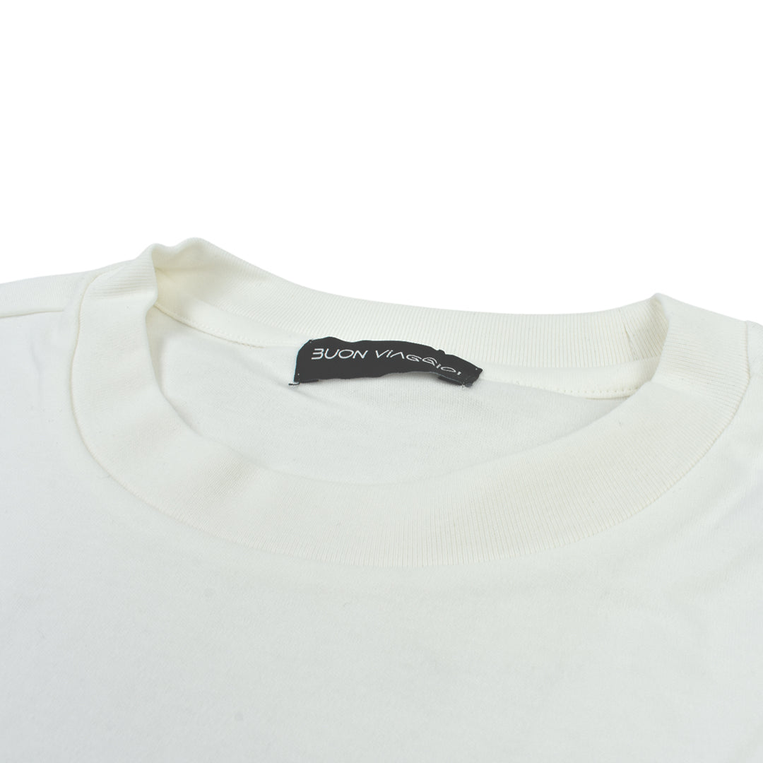 【BUON VIAGGIO】2025ss ボーンビアッジョ Tシャツ WHITE (BOV-BV04-WHITE)