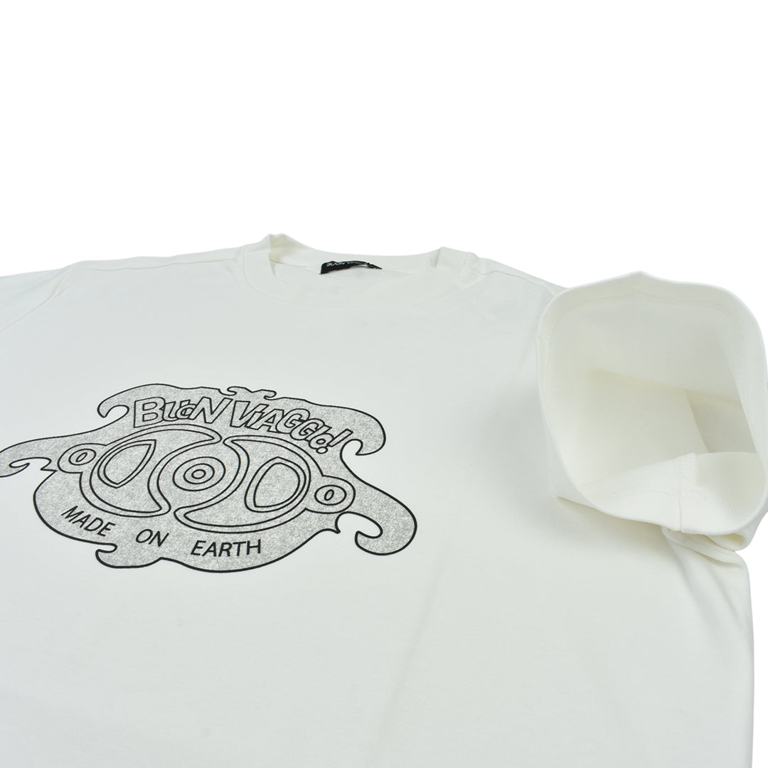 【BUON VIAGGIO】2025ss ボーンビアッジョ Tシャツ WHITE (BOV-BV04-WHITE)