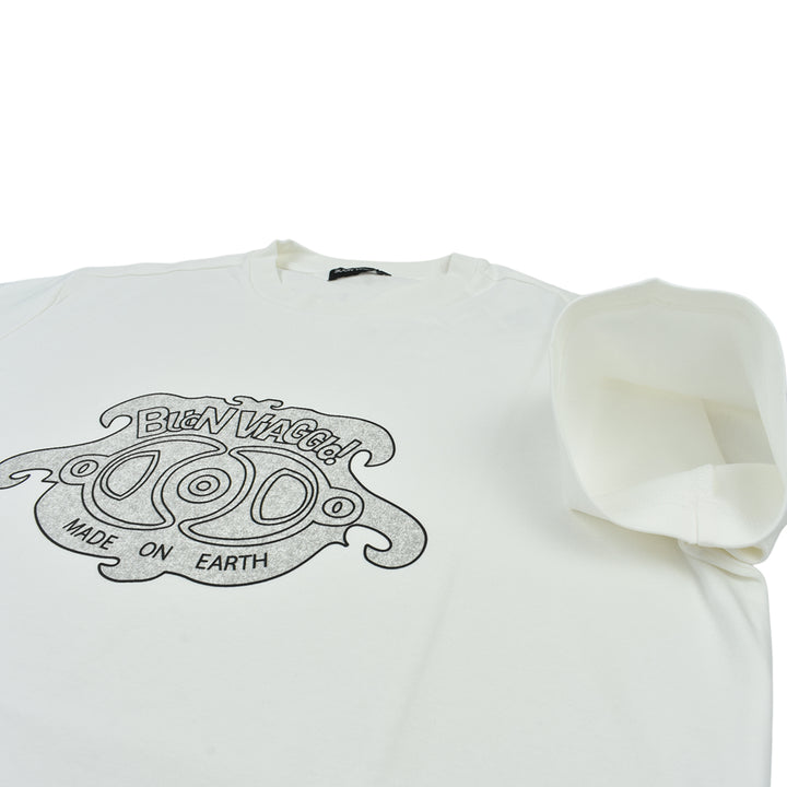 【BUON VIAGGIO】2025ss ボーンビアッジョ Tシャツ WHITE (BOV-BV04-WHITE)