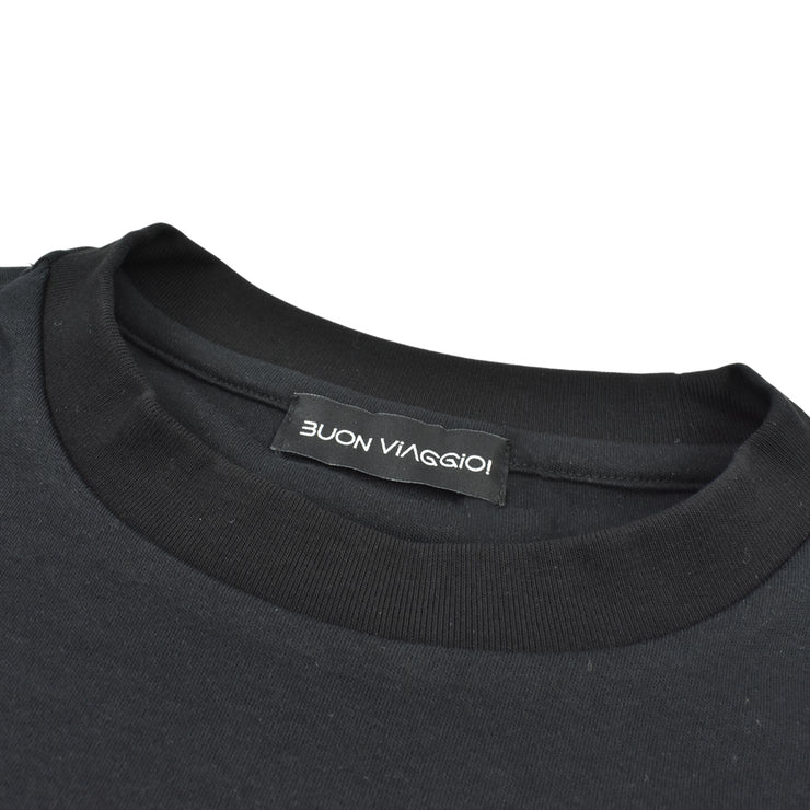 【BUON VIAGGIO】2025ss ボーンビアッジョ Tシャツ BLACK (BOV-BV05-BLACK)