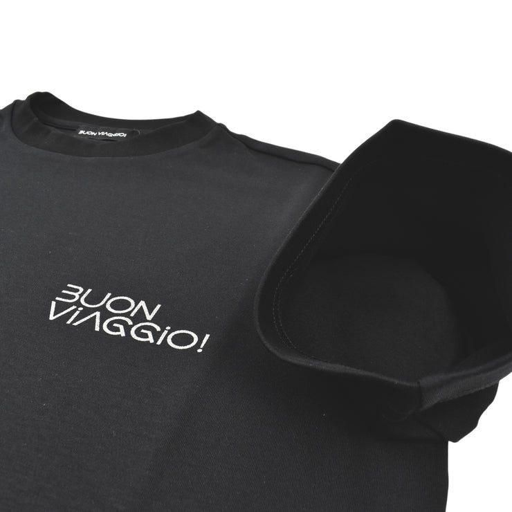 【BUON VIAGGIO】2025ss ボーンビアッジョ Tシャツ BLACK (BOV-BV05-BLACK)