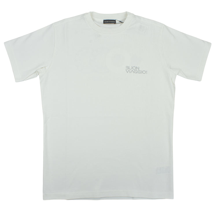 【BUON VIAGGIO】2025ss ボーンビアッジョ Tシャツ WHITE (BOV-BV05-WHITE)
