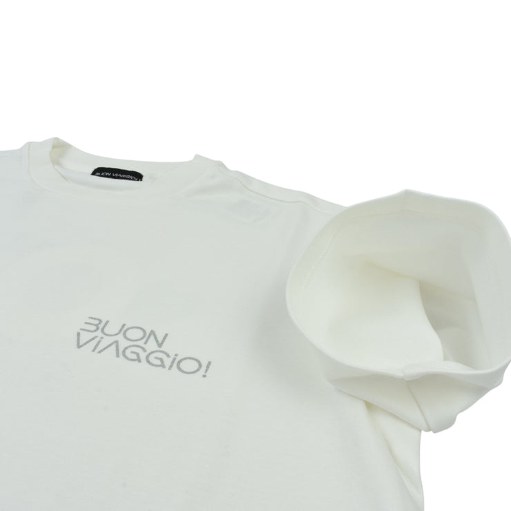 【BUON VIAGGIO】2025ss ボーンビアッジョ Tシャツ WHITE (BOV-BV05-WHITE)