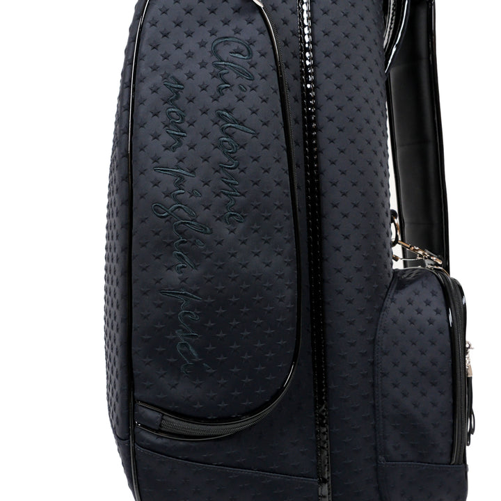 【L4K3】CADDY BAG (CART TYPE) CB-STAR BLACK