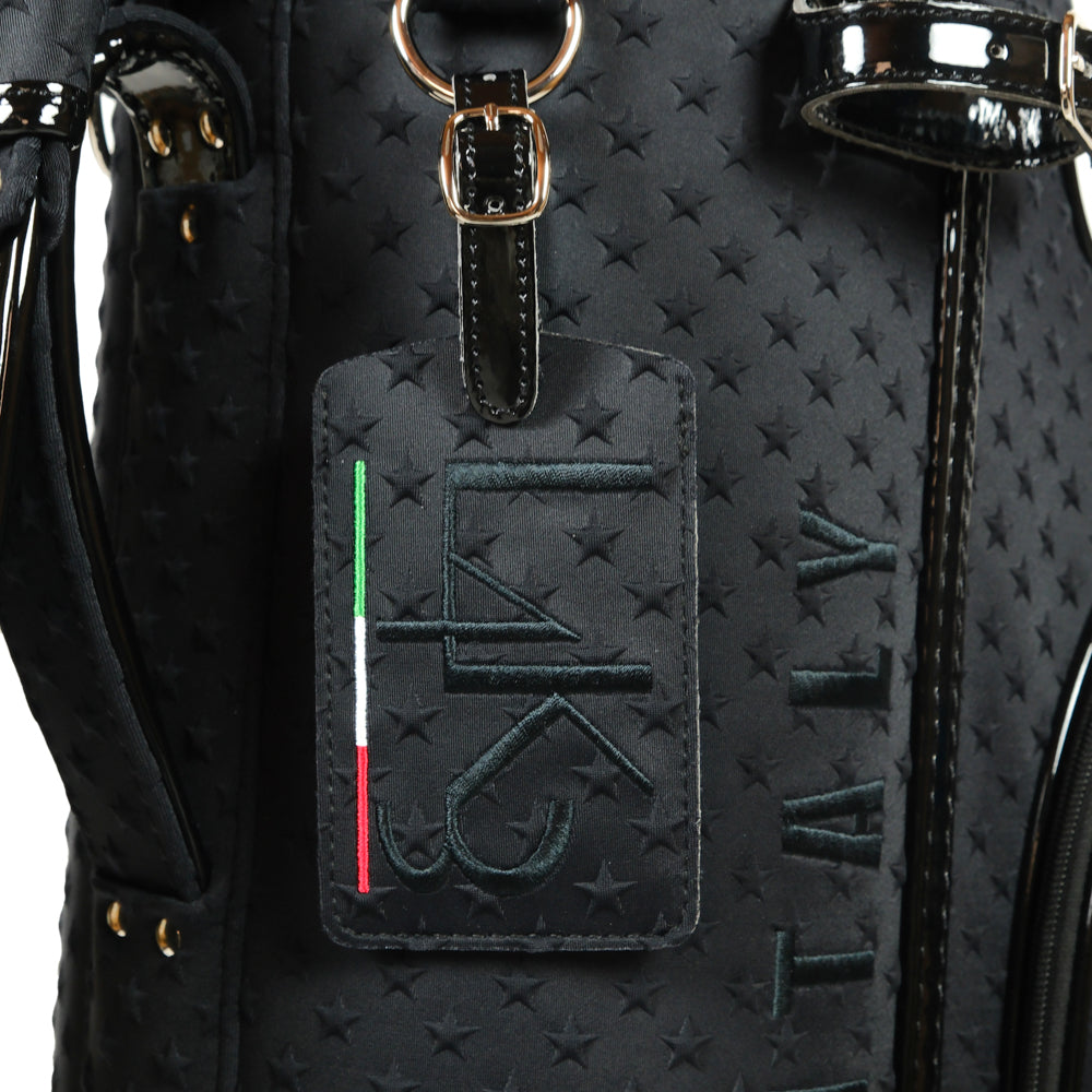 【L4K3】CADDY BAG (CART TYPE) CB-STAR BLACK
