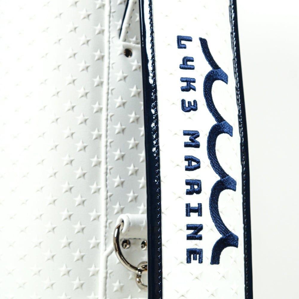 【L4K3】CADDY BAG (CART TYPE) CB-STAR WHITE MUTA