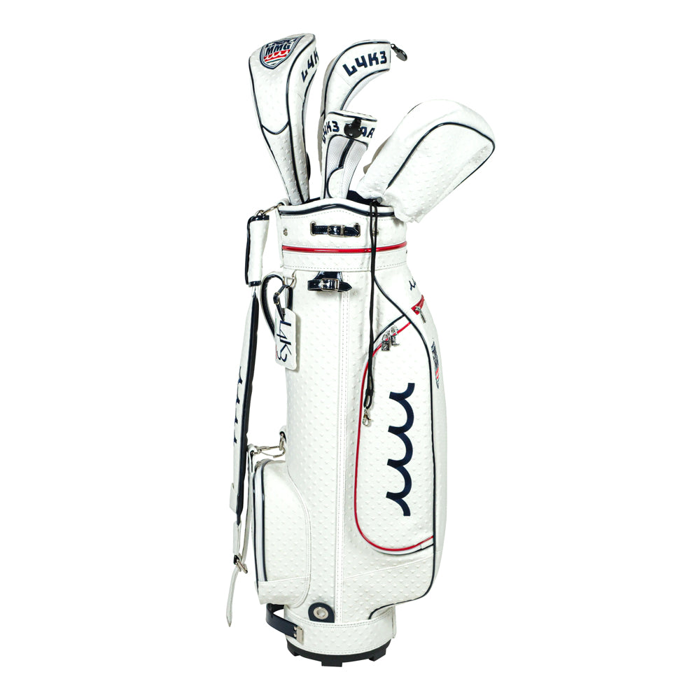 【L4K3】CADDY BAG (CART TYPE) CB-STAR WHITE MUTA